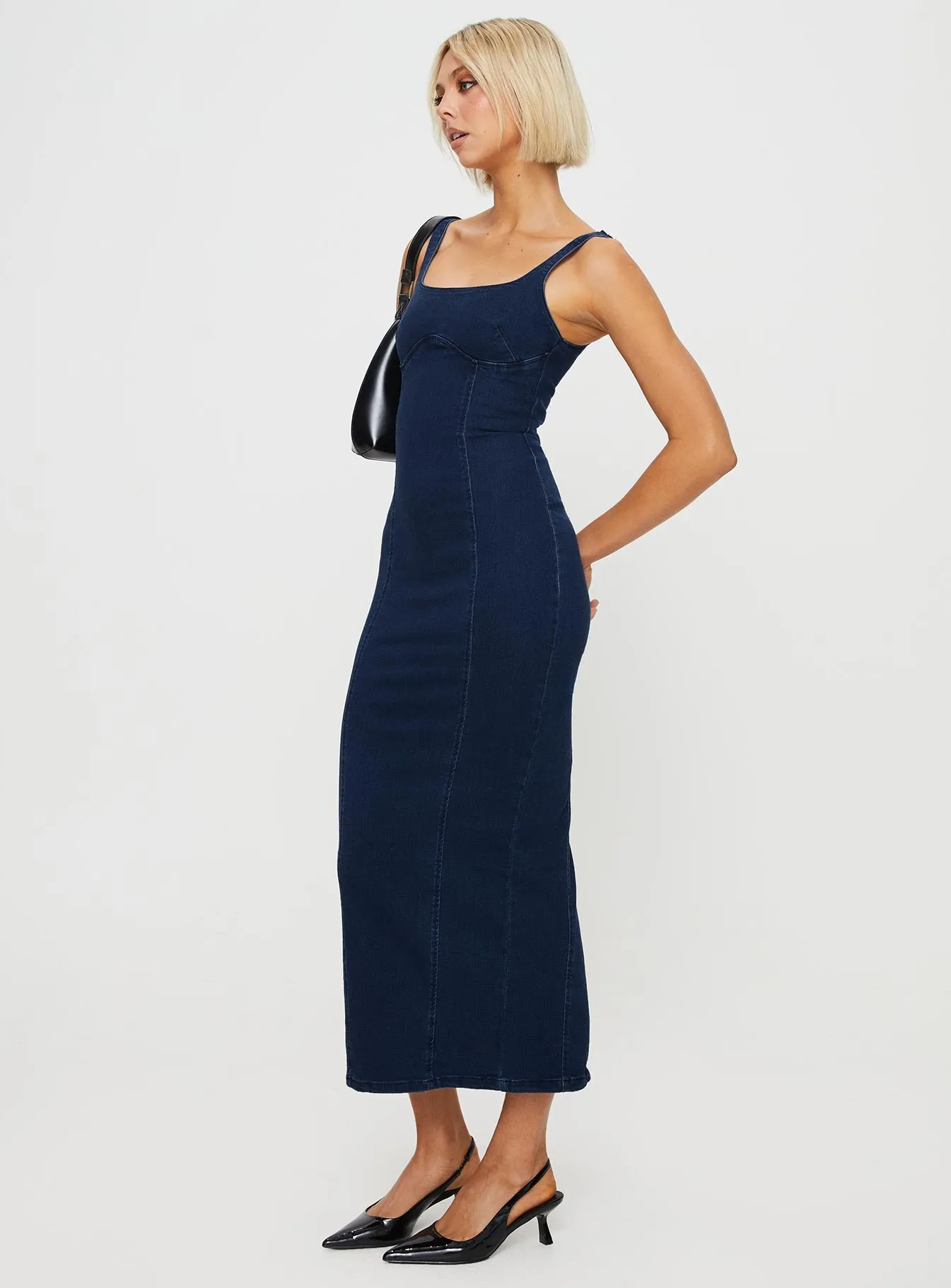 Hollas Maxi Dress Blue sold by Princess Polly product image thumbnail 5