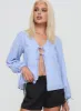 Slide Away Top Blue sold by Princess Polly