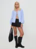 Slide Away Top Blue sold by Princess Polly