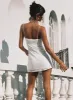 Emilee Mini Dress White sold by Princess Polly