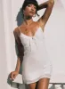 Emilee Mini Dress White sold by Princess Polly