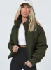 Abe Puffer Jacket Khaki sold by Princess Polly