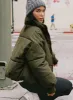 Abe Puffer Jacket Khaki sold by Princess Polly