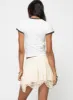 Ballentine Mini Skirt Cream sold by Princess Polly