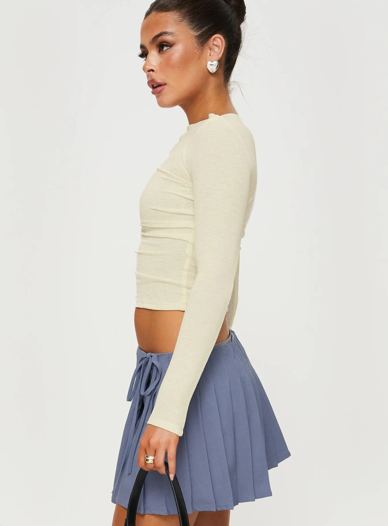 Luvinia Long Sleeve Top Cream sold by Princess Polly product image thumbnail 4