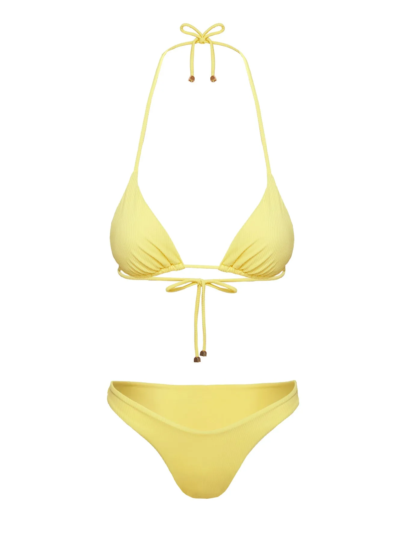 Clifftop High Cut Bikini Bottoms Yellow sold by Princess Polly product image thumbnail 5