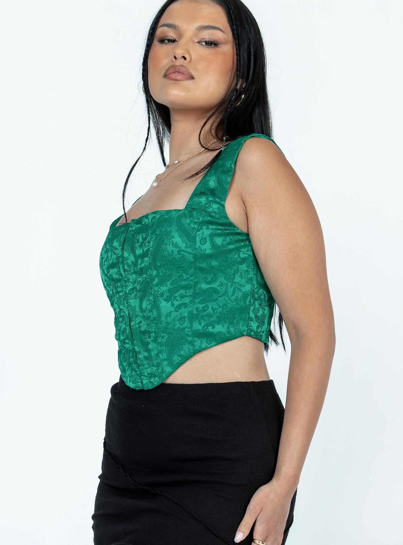 Day Dreaming Top Green sold by Princess Polly product image thumbnail 4