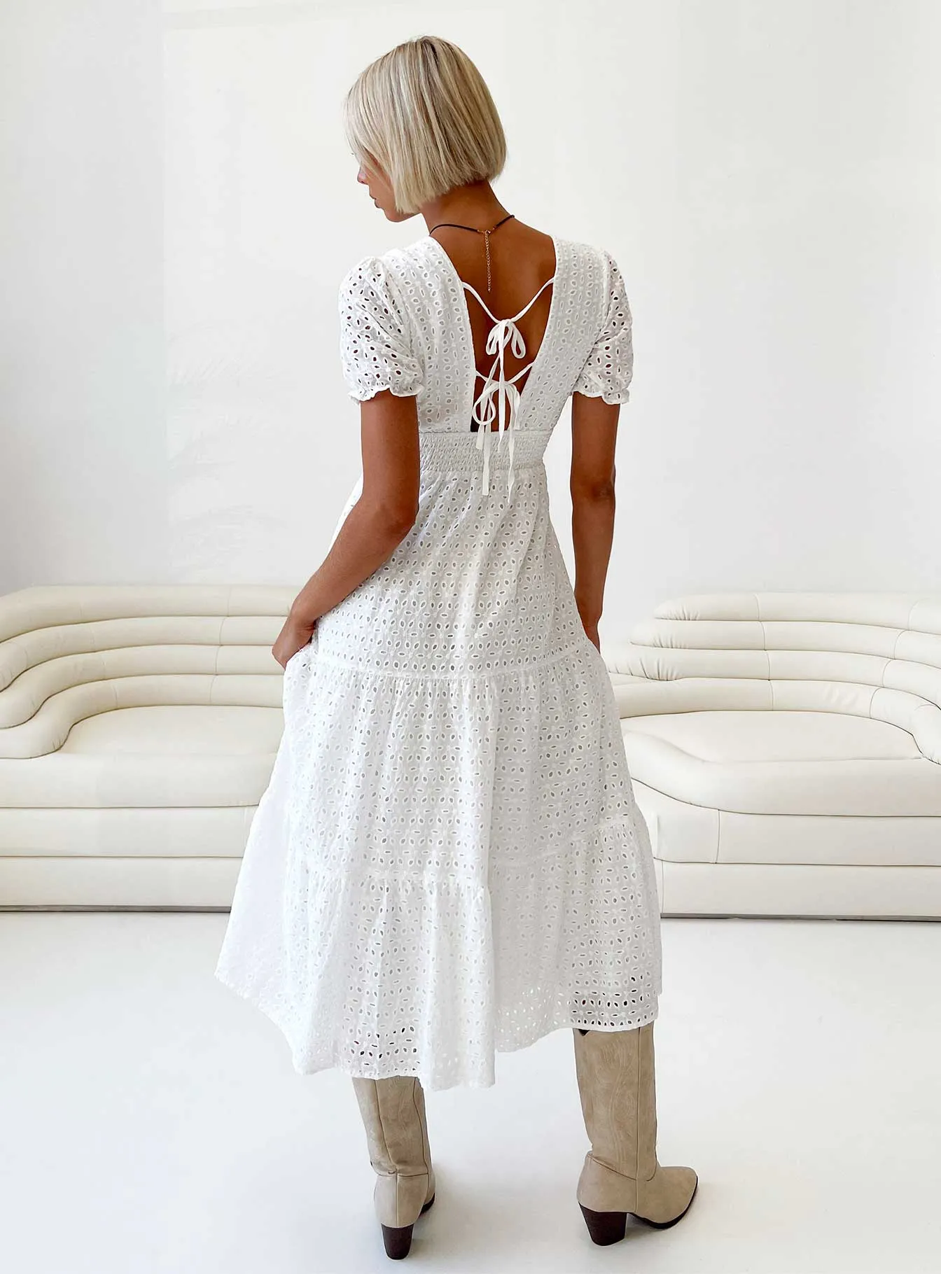 Durna Maxi Dress White sold by Princess Polly product image thumbnail 4