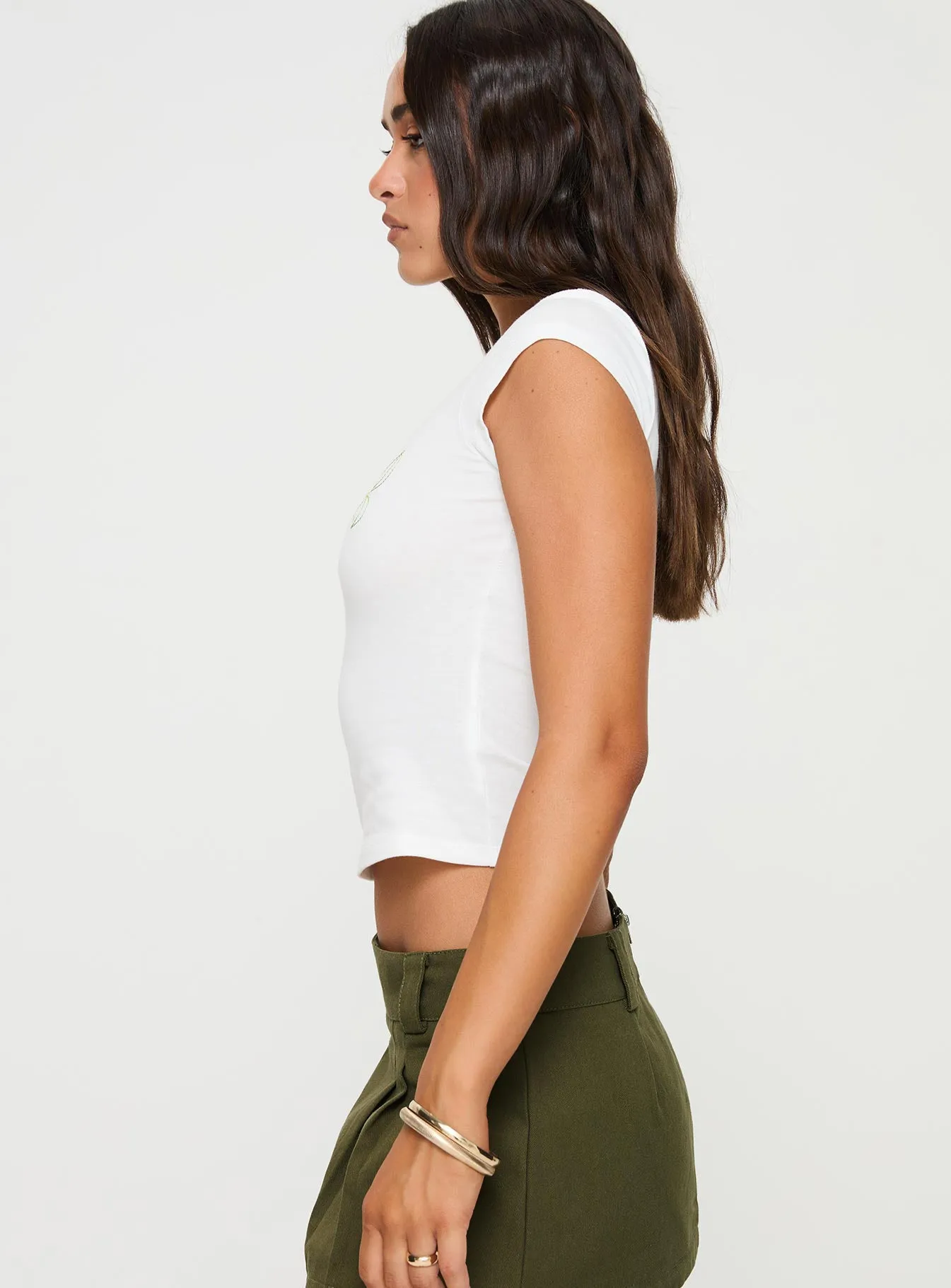 Somewhere Else Tee White sold by Princess Polly product image thumbnail 4