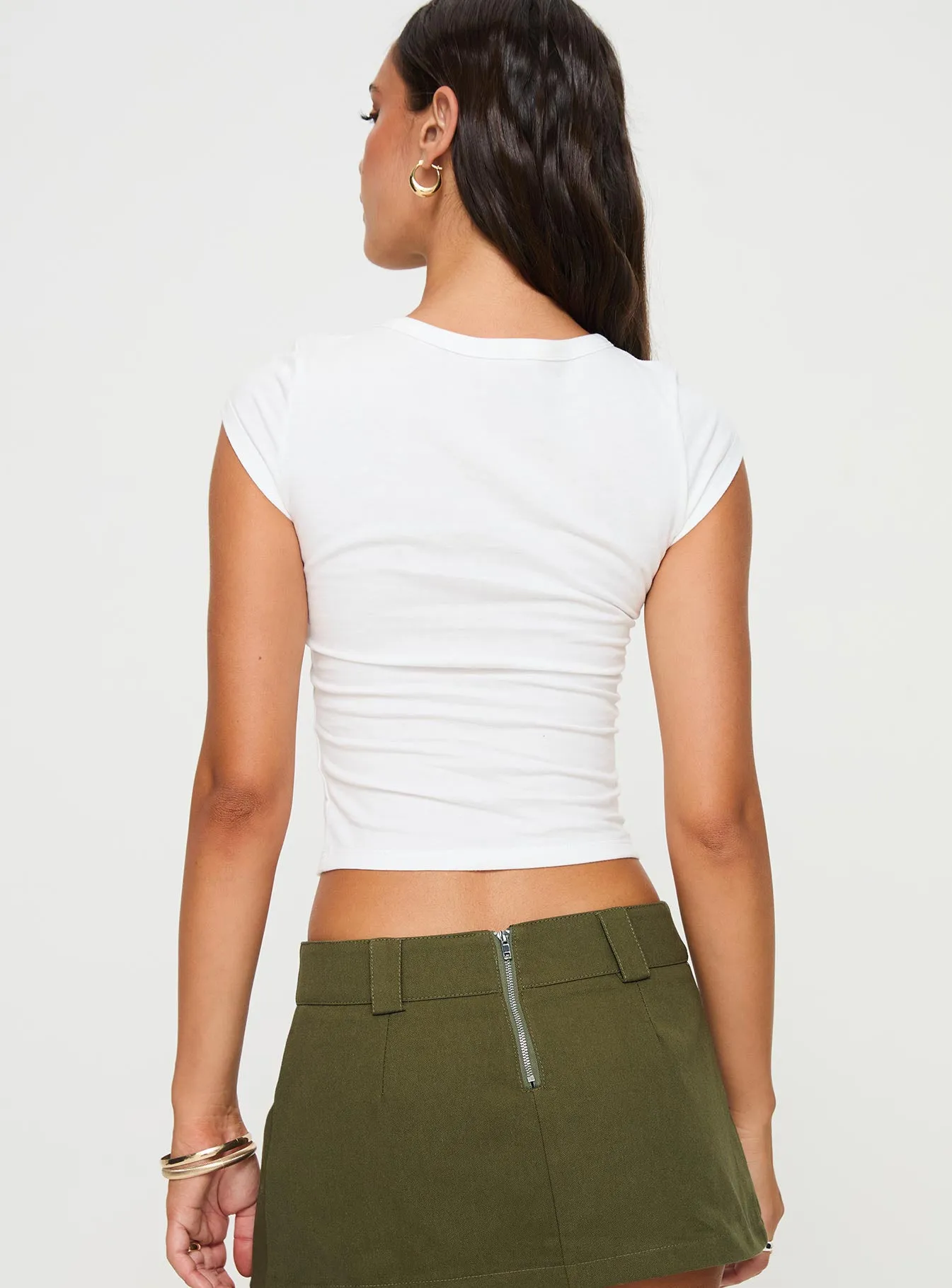 Somewhere Else Tee White sold by Princess Polly product image thumbnail 5