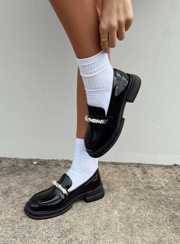 Jamil Loafers Black sold by Princess Polly