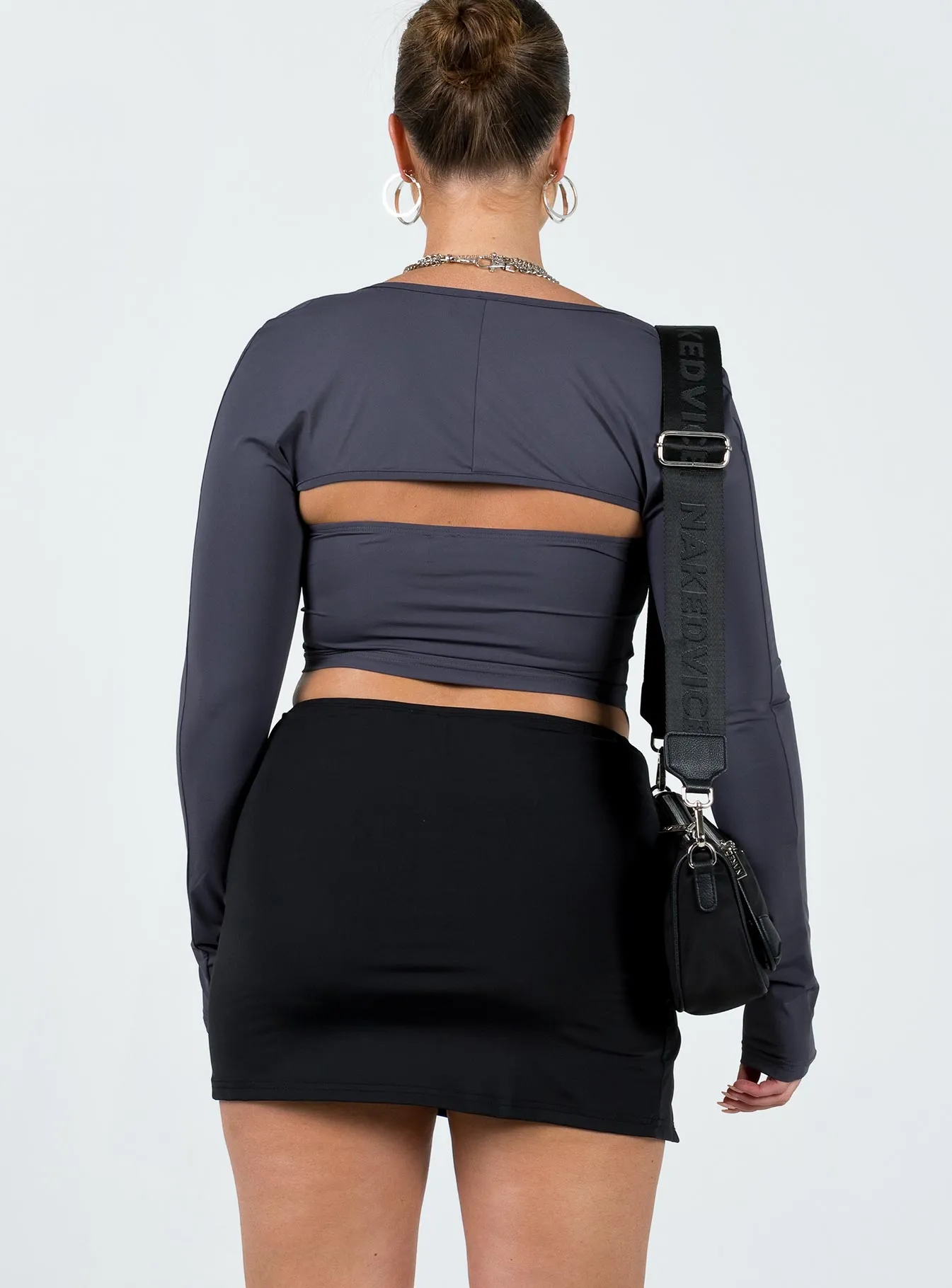 Lowell Mini Skirt Black sold by Princess Polly product image thumbnail 5