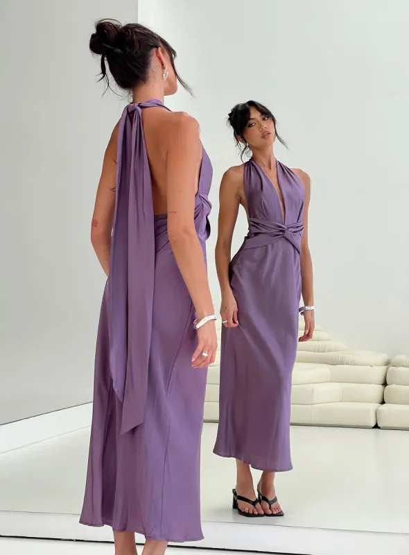 Acesa Maxi Dress Mauve sold by Princess Polly