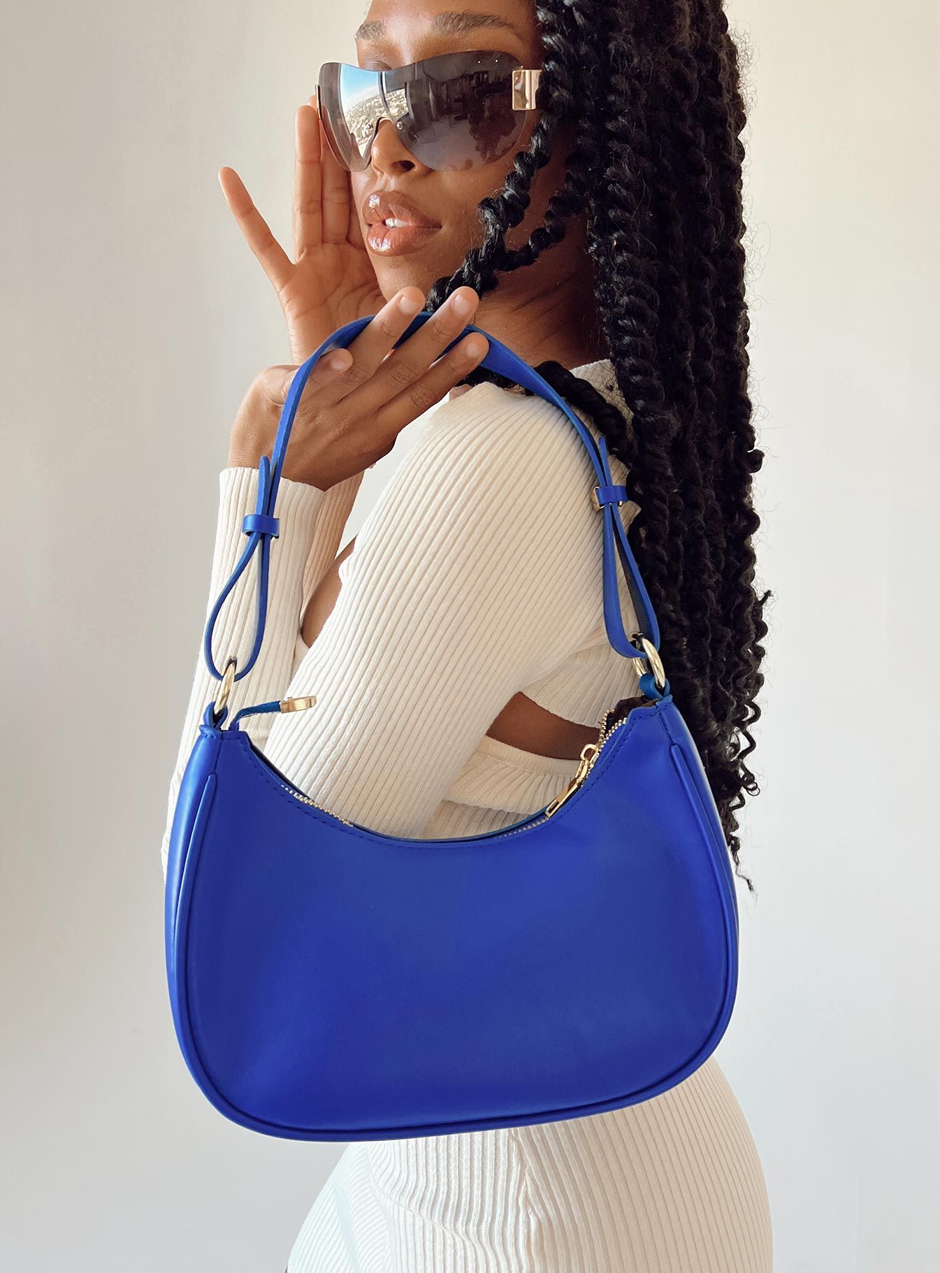 Howell Crossbody Shoulder Bag Cobalt Blue sold by Princess Polly