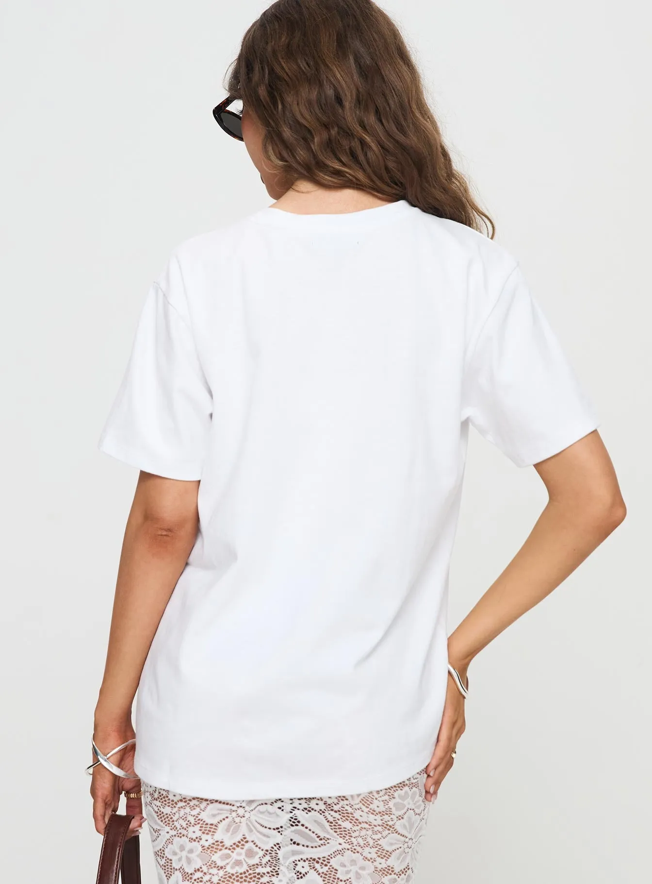 Riomaggiore Oversized Tee White sold by Princess Polly product image thumbnail 5