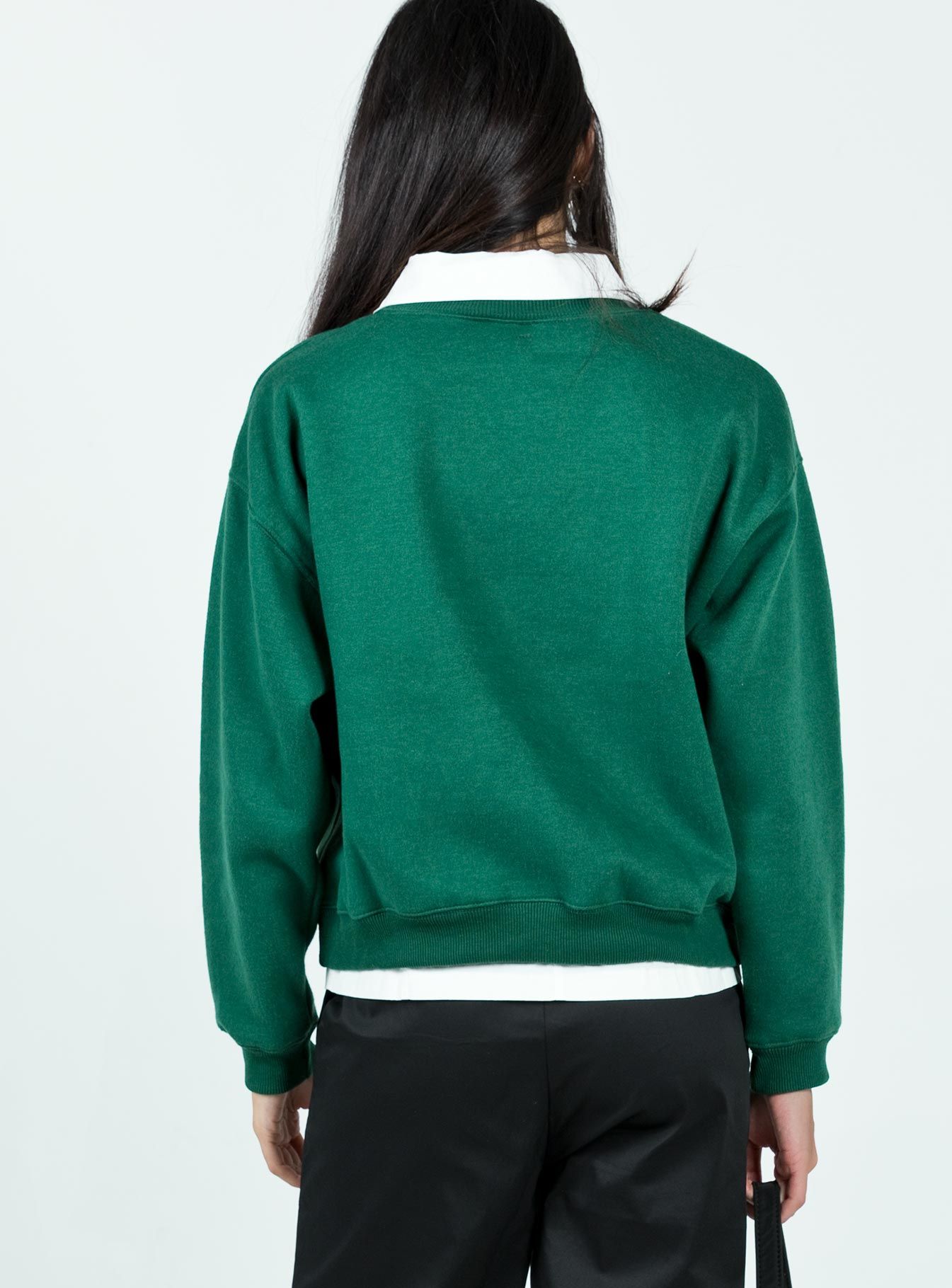 Yosemite Oversized Crewneck Sweatshirt Green sold by Princess Polly product image thumbnail 5