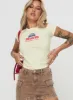Dmc Cali Tee White sold by Princess Polly