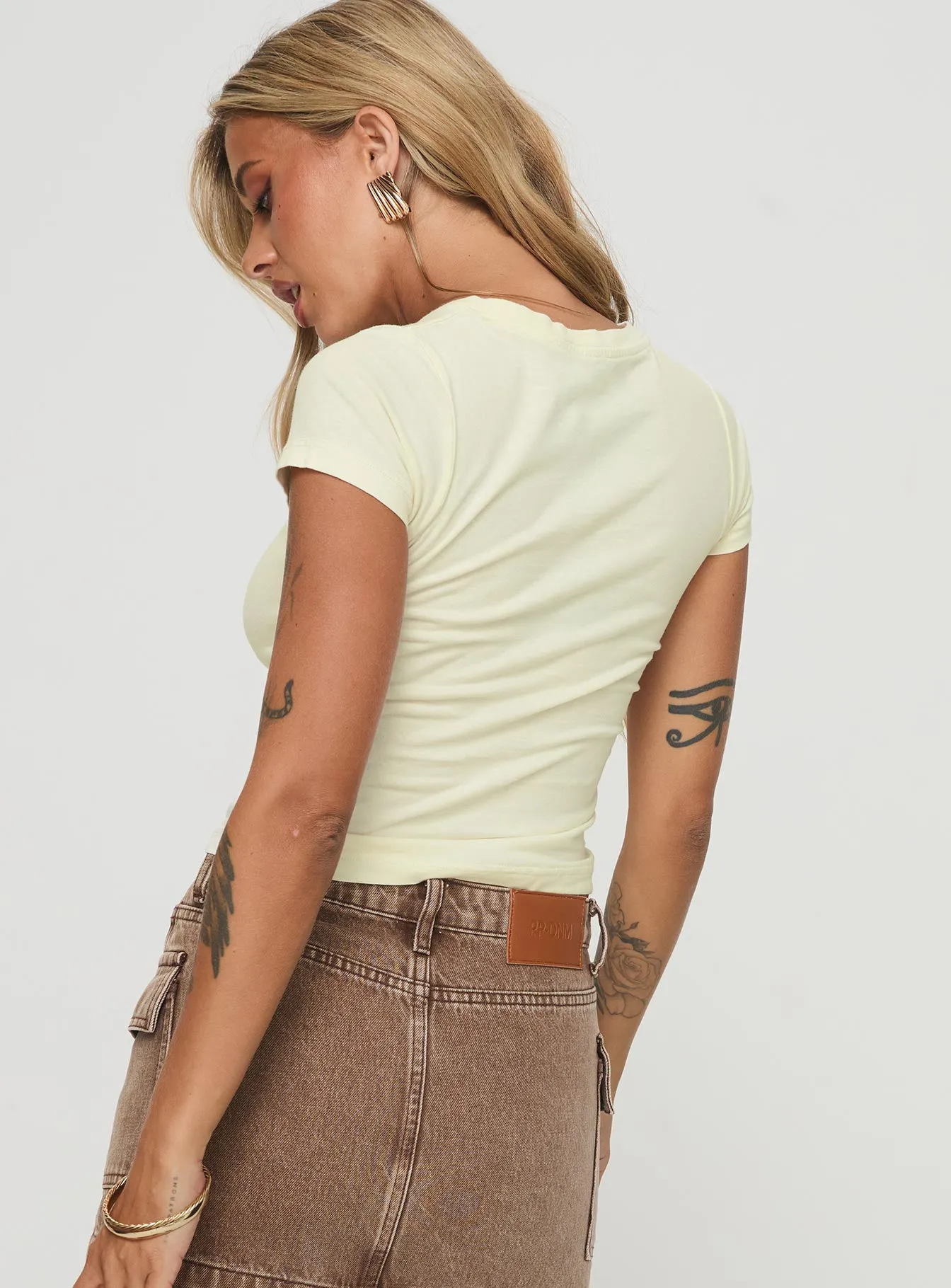 Dmc Cali Tee White sold by Princess Polly product image thumbnail 5