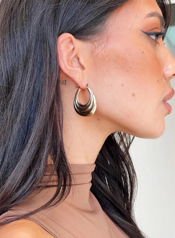 Koumi Earrings Gold sold by Princess Polly