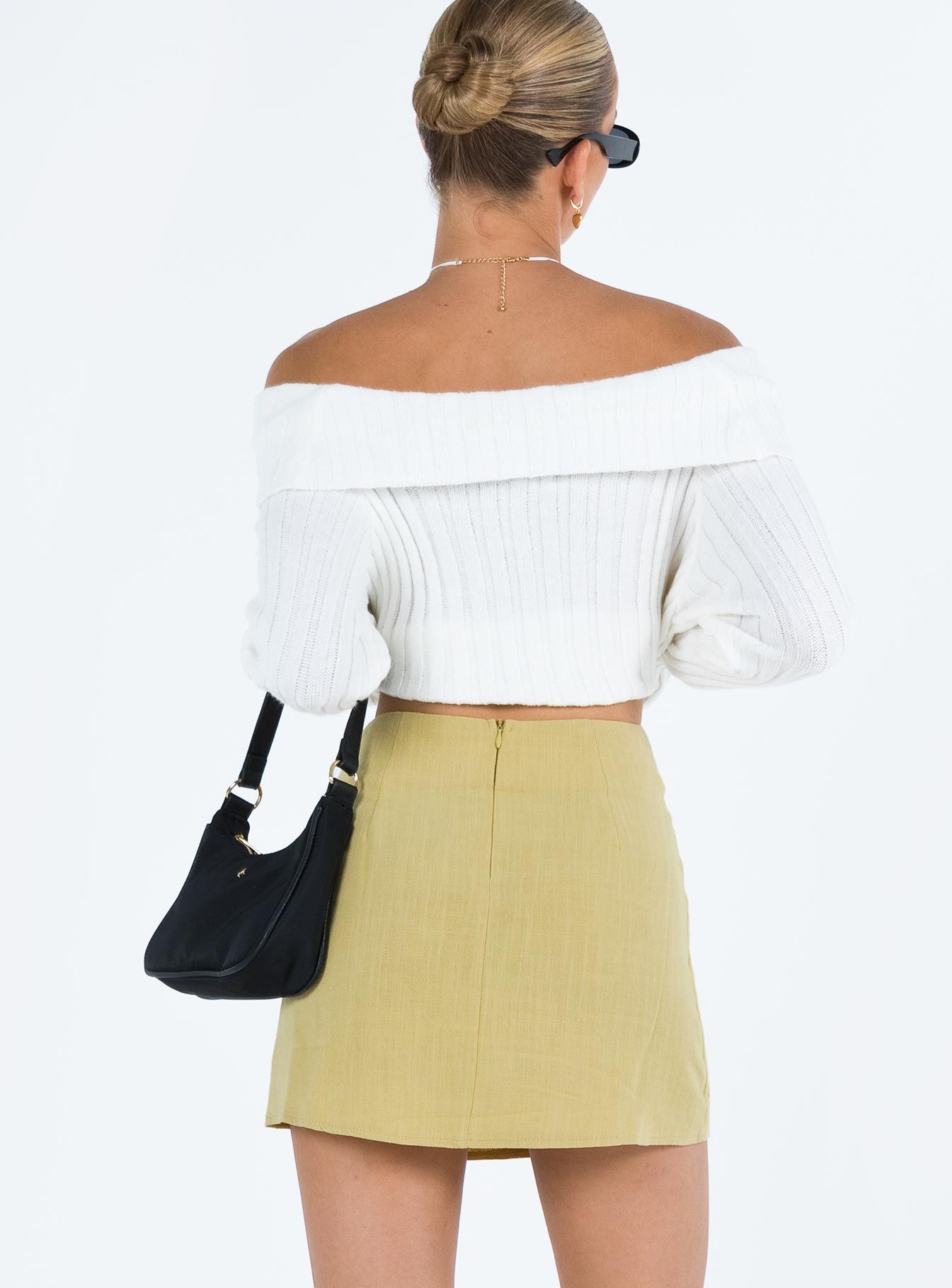 Selby Mini Skirt Lemon sold by Princess Polly product image thumbnail 5