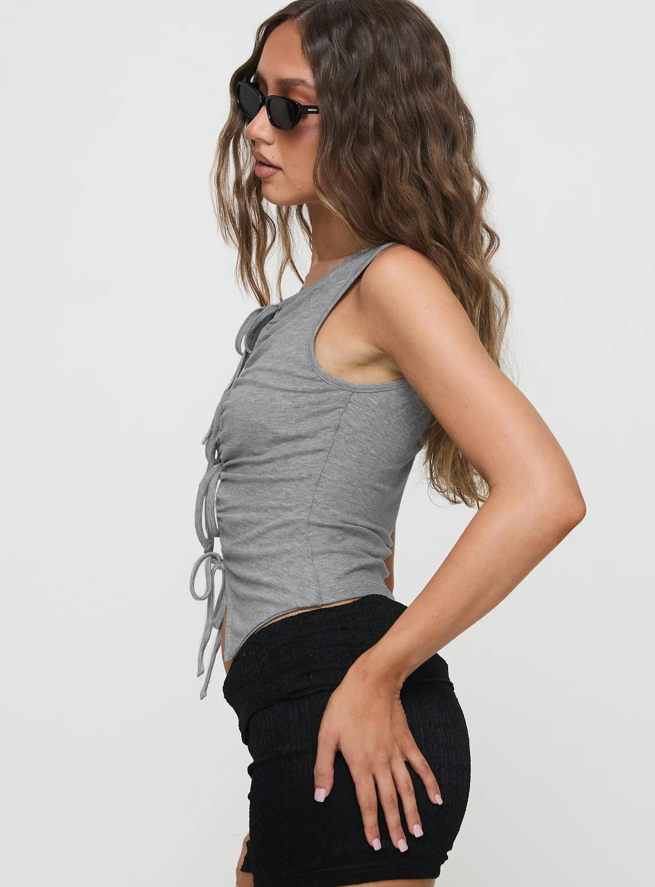 Bowery Top Grey sold by Princess Polly product image thumbnail 4