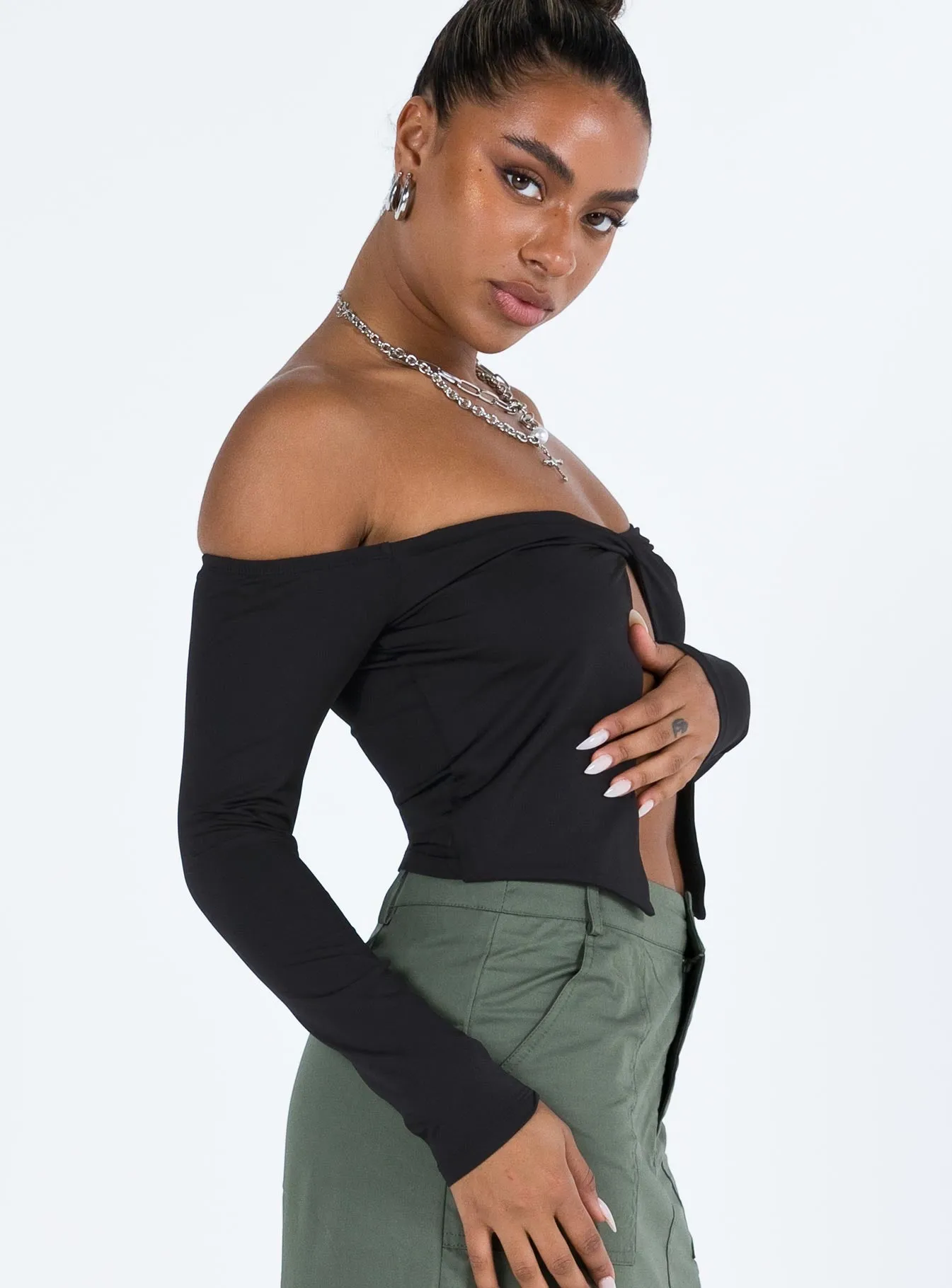 Lytton Top Black sold by Princess Polly product image thumbnail 4
