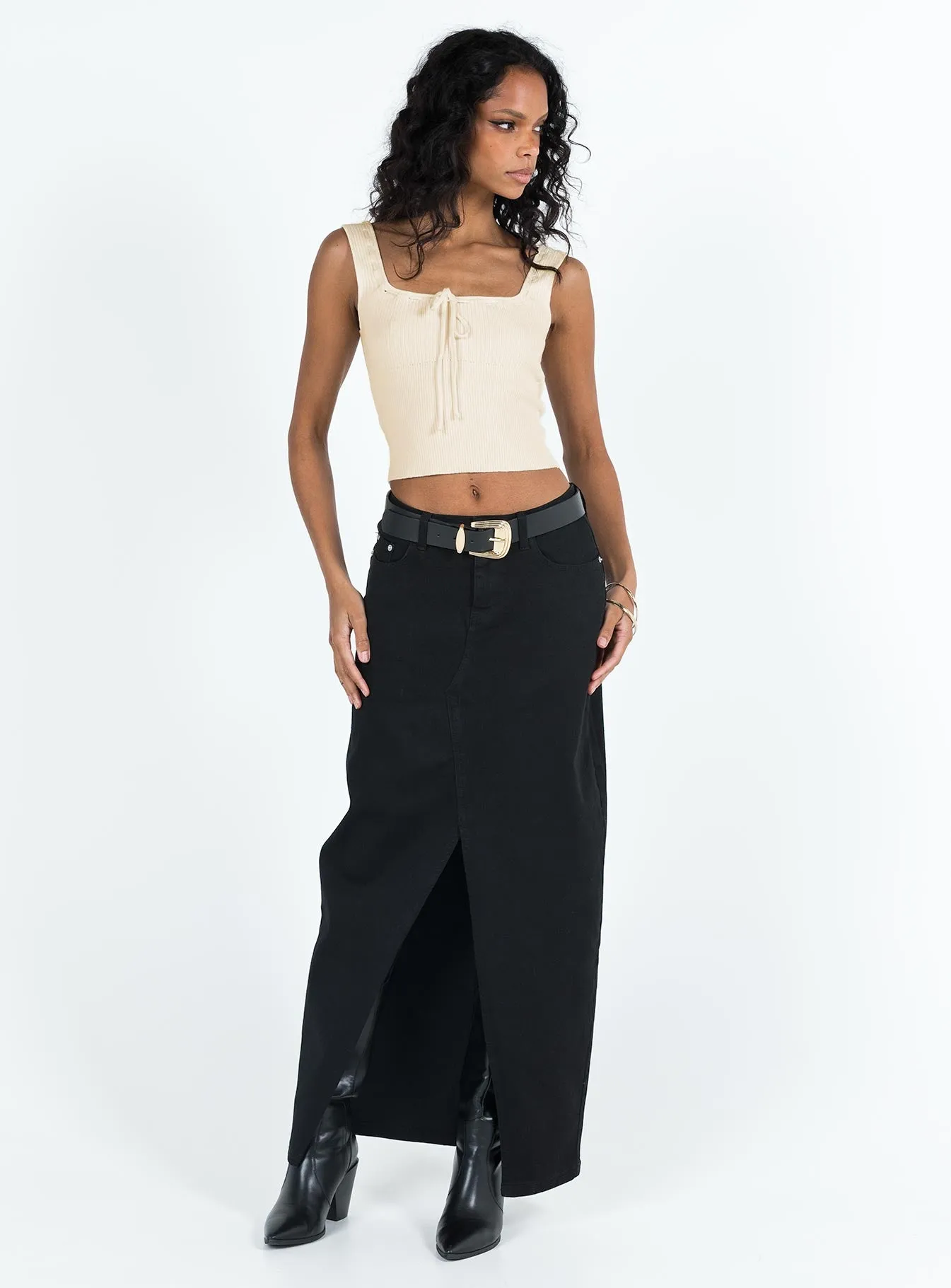 Batkins Maxi Skirt Black sold by Princess Polly product image thumbnail 3