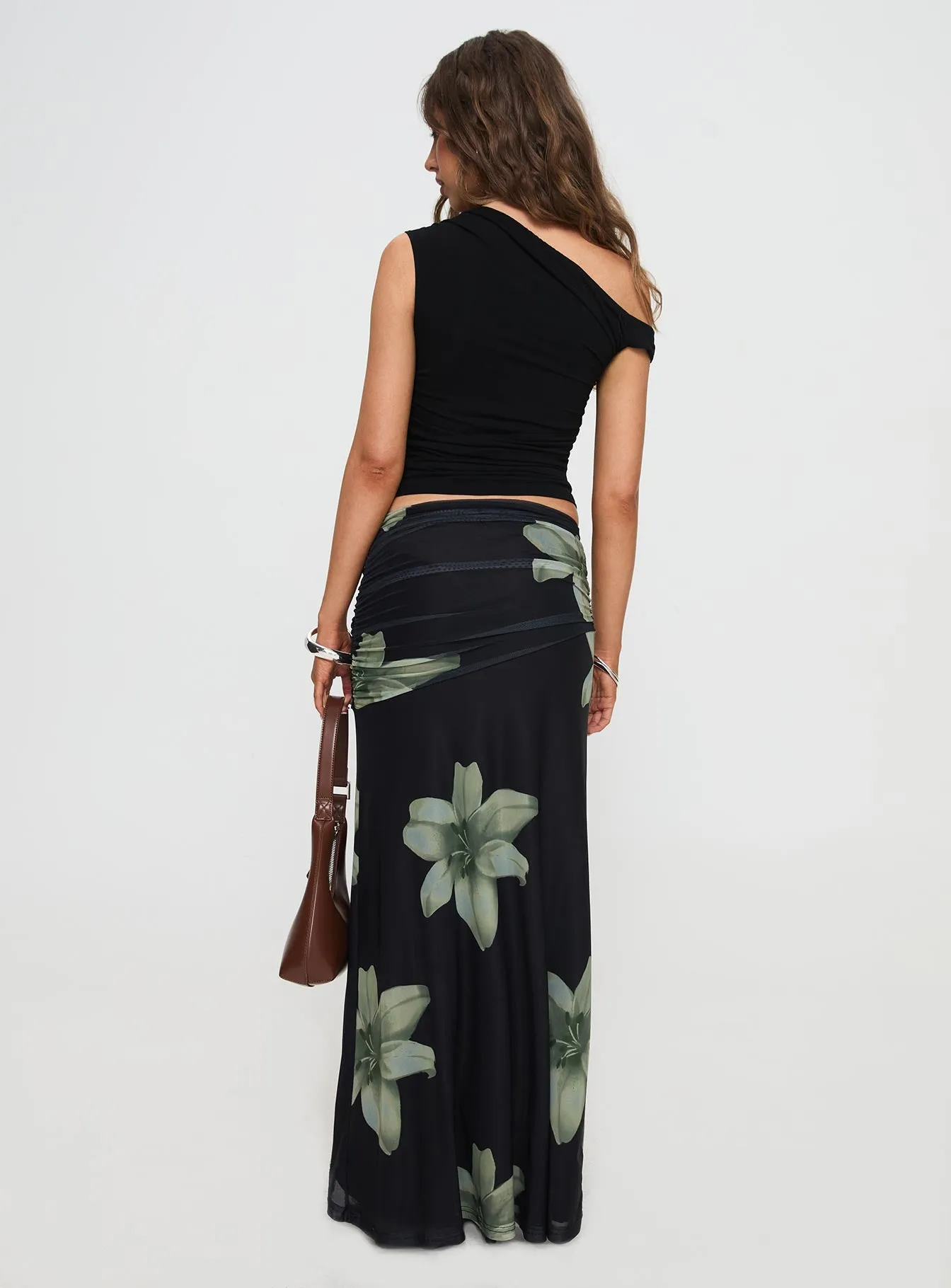 Cooperi Maxi Skirt Black Floral sold by Princess Polly product image thumbnail 5