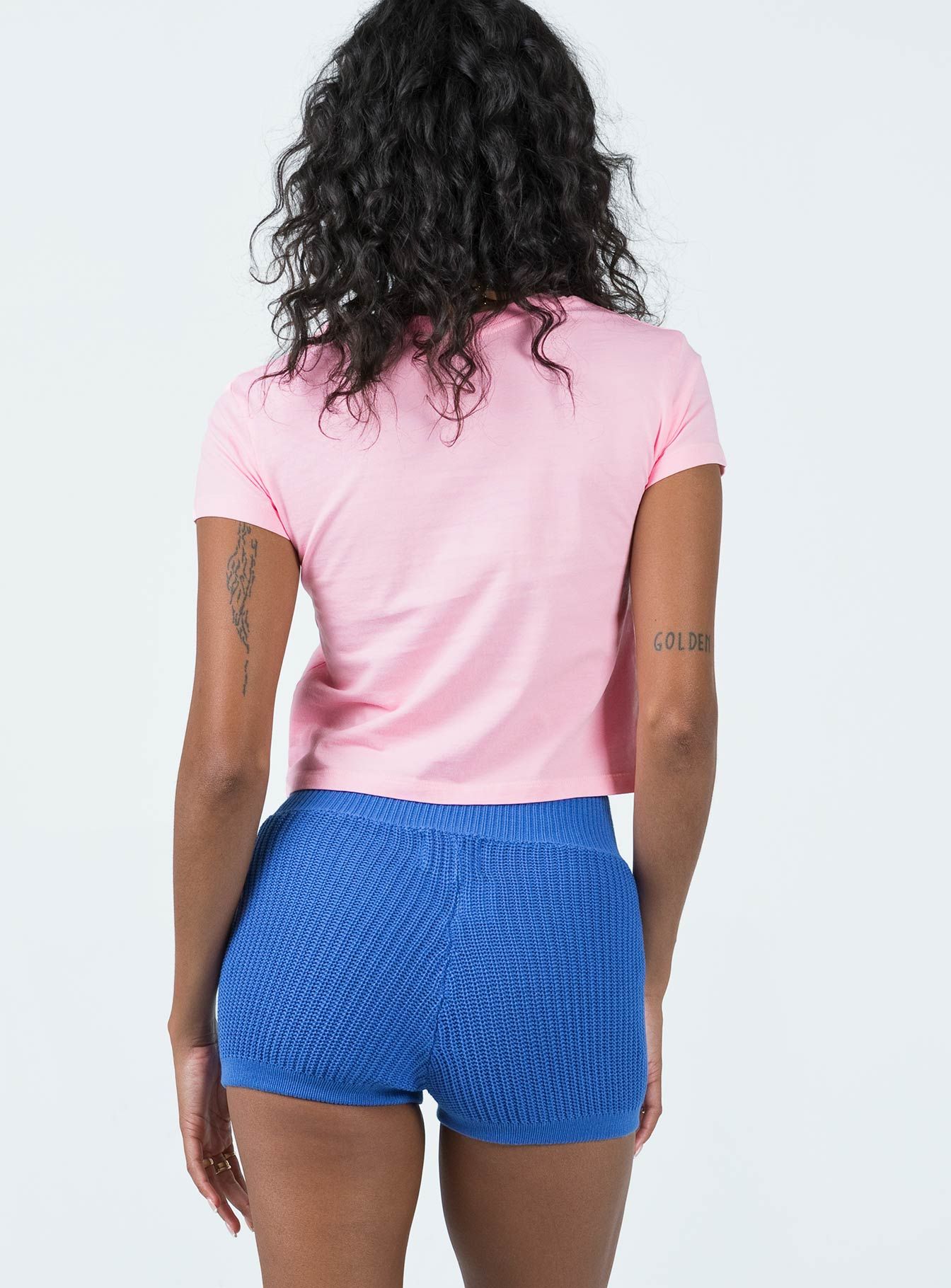 Kiki Shorts Blue sold by Princess Polly product image thumbnail 4