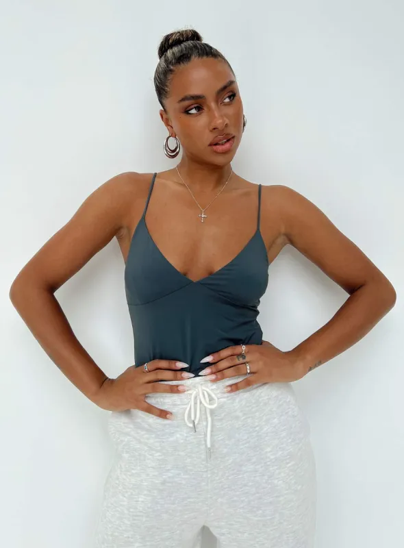 Henwick Bodysuit Steel sold by Princess Polly