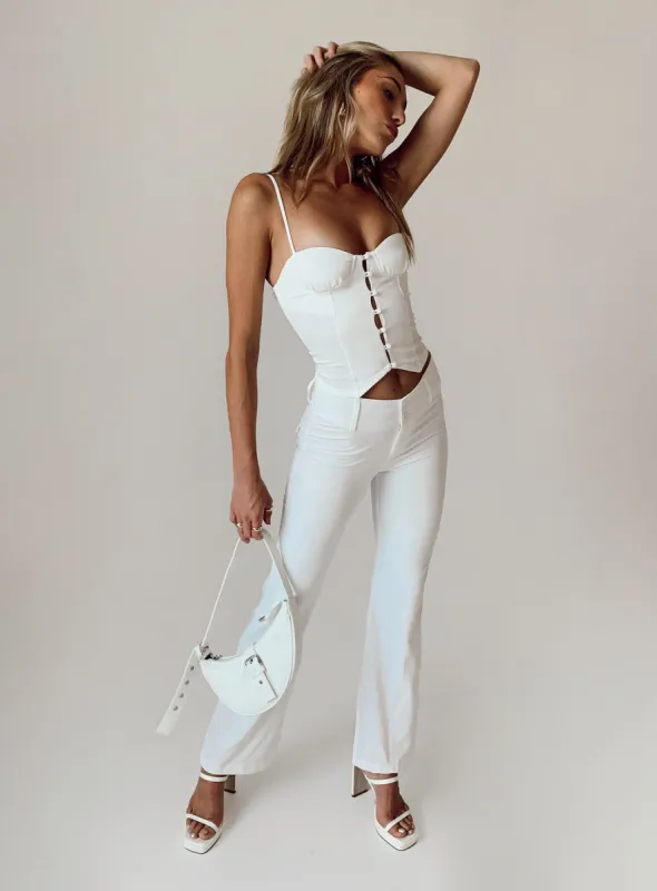 Archette Pant White sold by Princess Polly