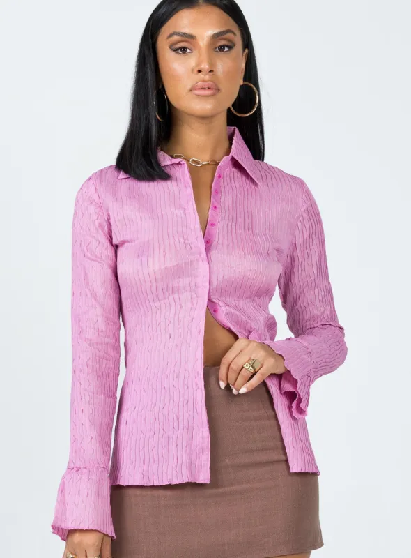 Chrisley Shirt Purple sold by Princess Polly