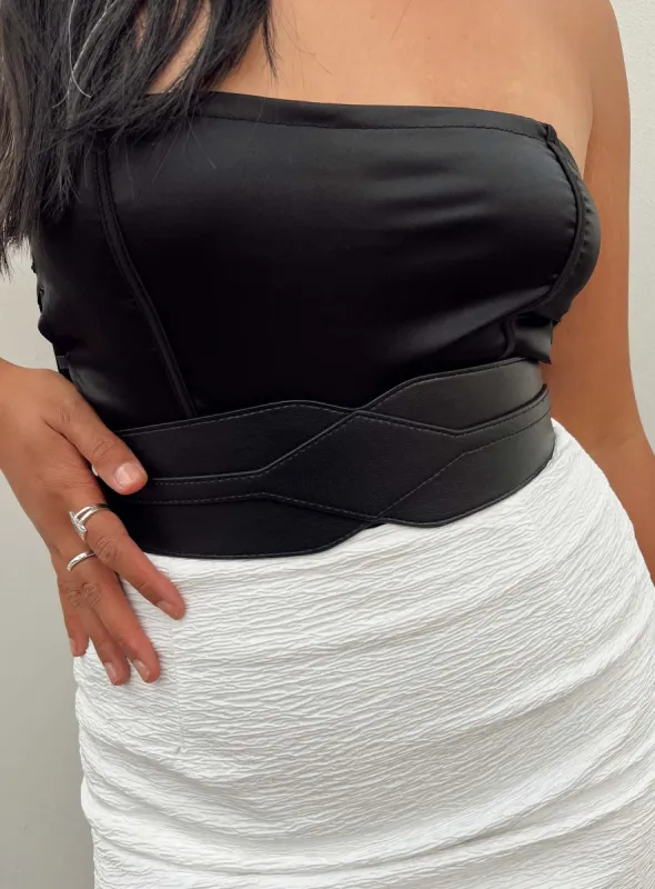 Deja Belt Black sold by Princess Polly