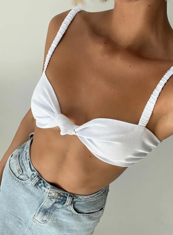 Rita Top White sold by Princess Polly