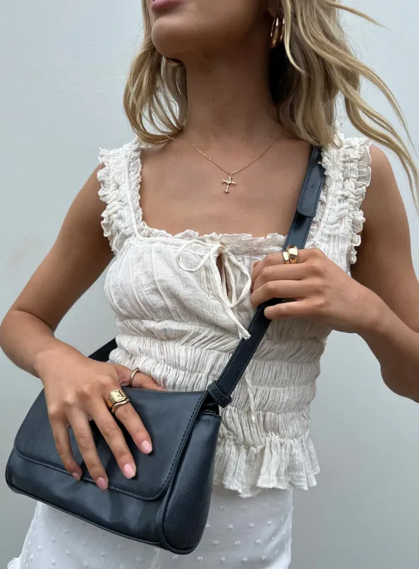 Darlo Shoulder Bag Slate sold by Princess Polly