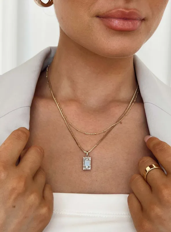 Arlow Necklace Gold sold by Princess Polly