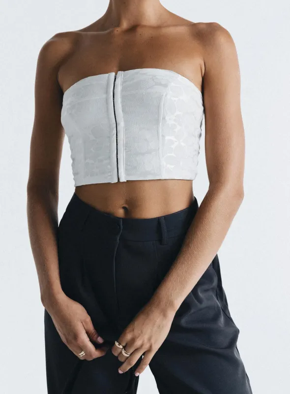 Balcer Top White sold by Princess Polly