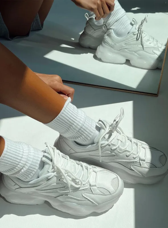 Erika Sneakers White sold by Princess Polly