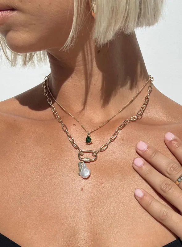 Kalynda Necklace Gold sold by Princess Polly
