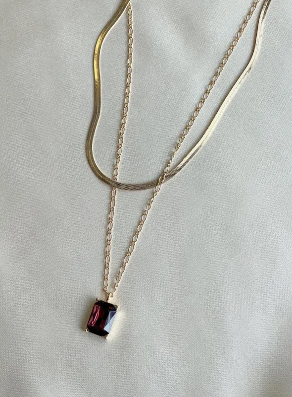 Zayd Necklace Set Gold sold by Princess Polly