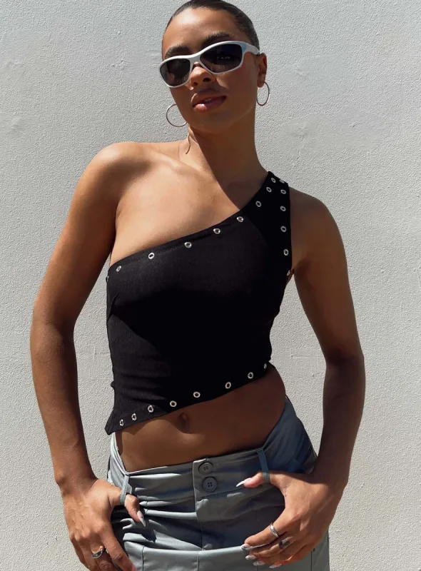 Motel Soyuna Top Black sold by Princess Polly