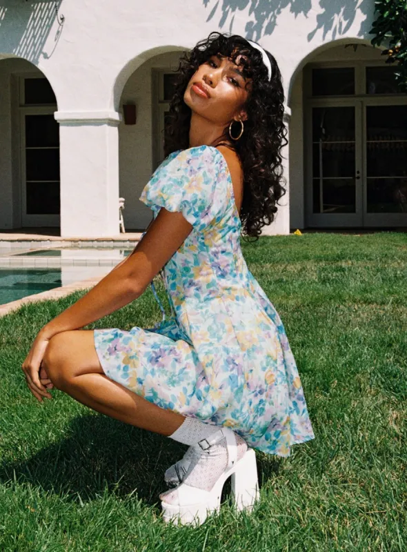 Pluto Mini Dress Multi sold by Princess Polly