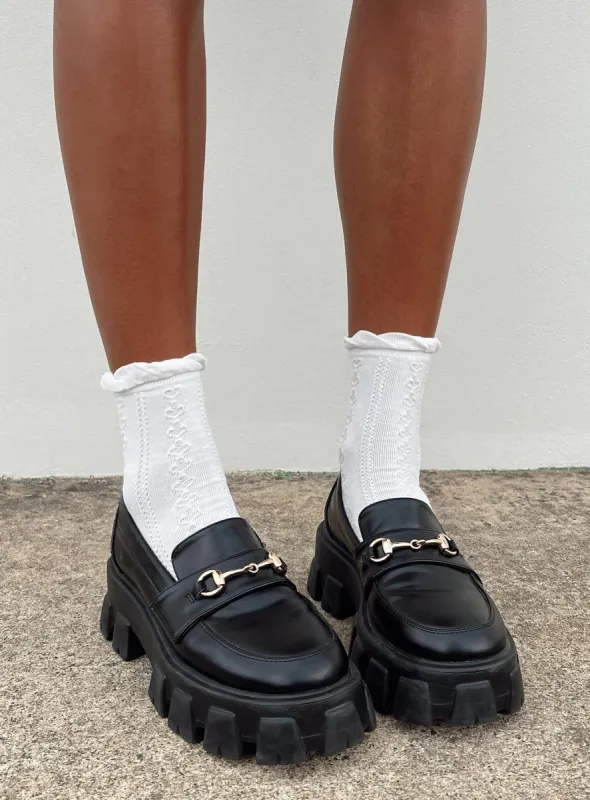 Rutherford Socks White sold by Princess Polly