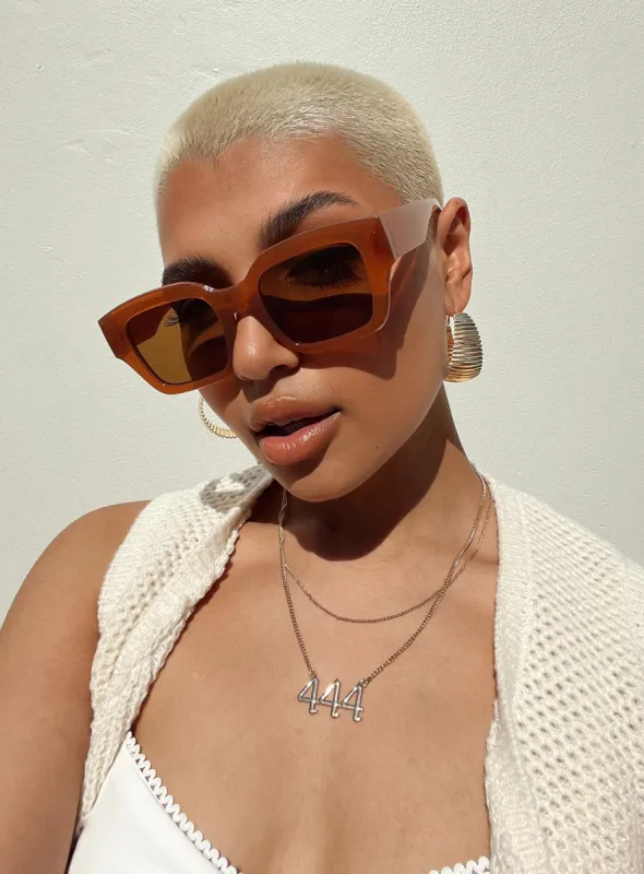 Dutton Sunglasses Brown sold by Princess Polly