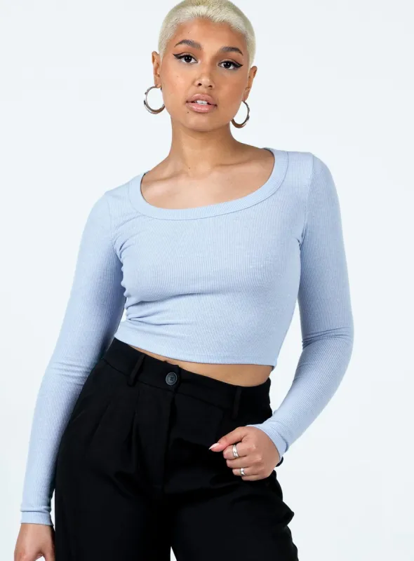 Kasta Top Blue sold by Princess Polly