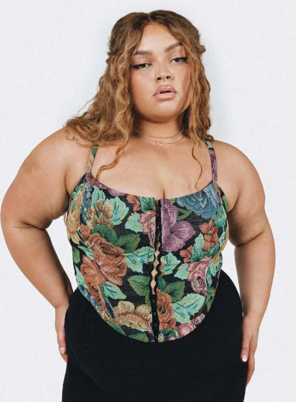 Tressie Corset Top Multi Curve sold by Princess Polly