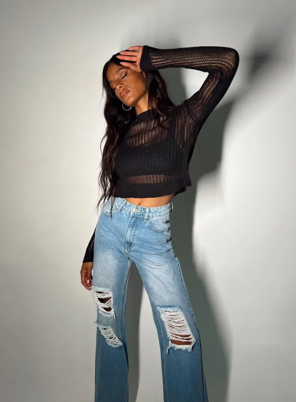 Sintra Oversized Denim Jeans sold by Princess Polly