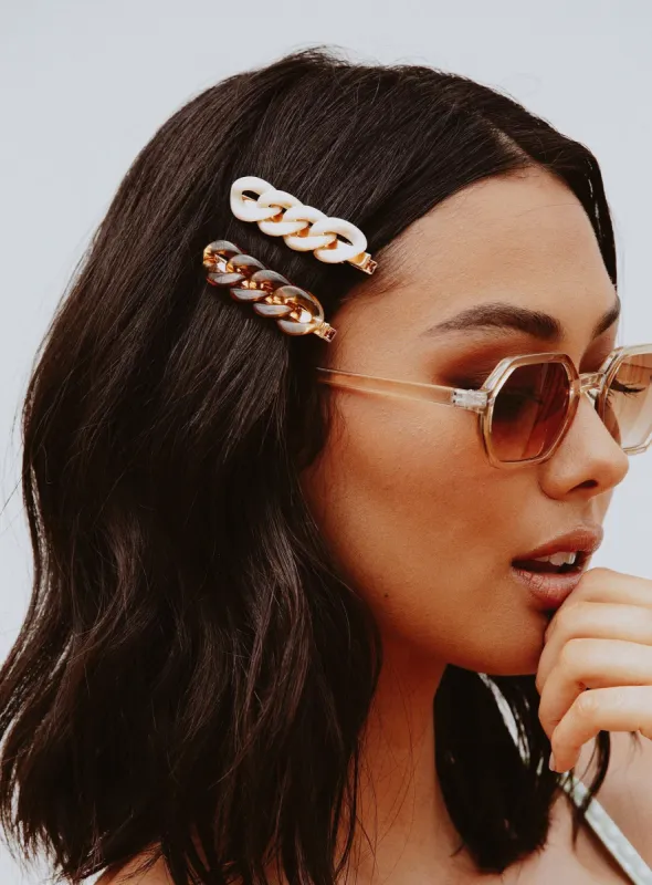 The Noosa Hair Clip Set sold by Princess Polly