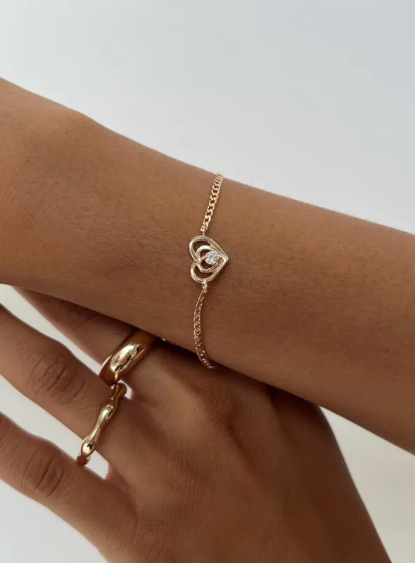 Blooming Bracelet Gold sold by Princess Polly