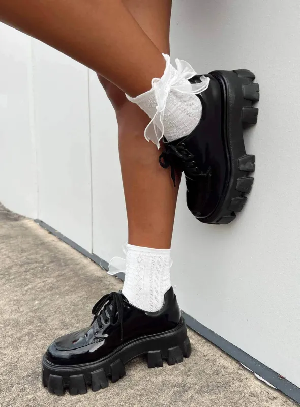 Kirk Socks White sold by Princess Polly